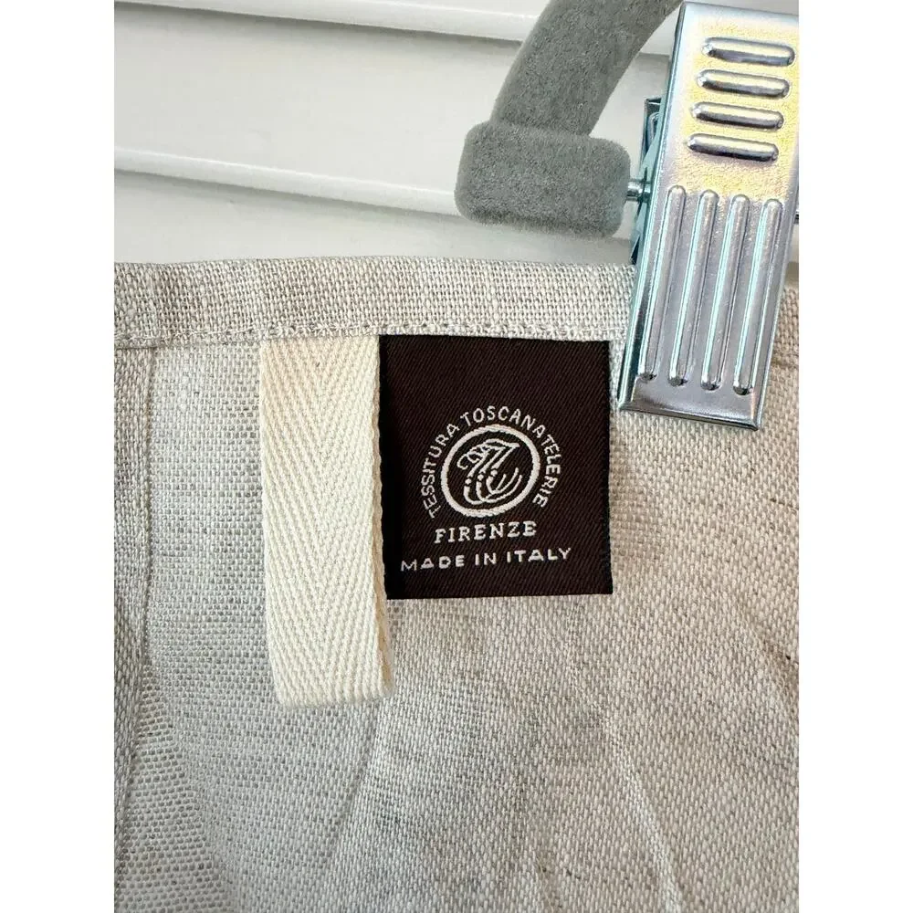 Le Telerie Toscane Firenze tea towel Italy fruit linen botanical basket